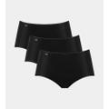 sloggi 24/7 Microfibre Midi C3P 40 - Schwarz