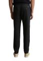 Leinenhose Model Osby jogger pleats 33 34 Tapered Fit - Black