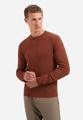 Pullover Crewneck Jacquard Solid XL Regular Fit - Terra