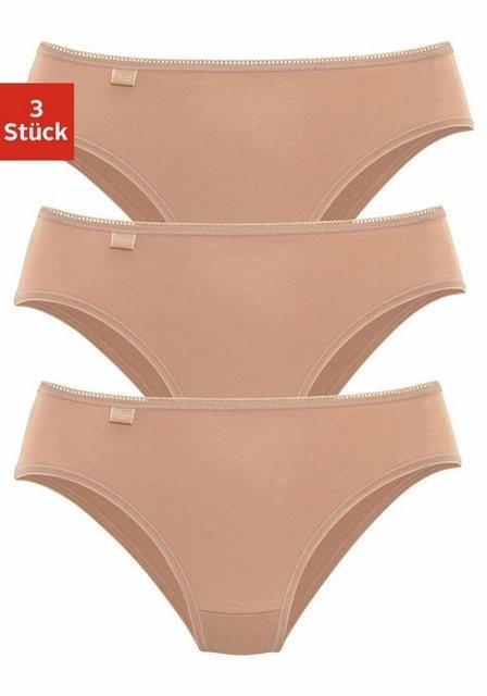 Sloggi Jazzpants »24/7 Cotton« (3 Stück) mit elastischer Mäusezähnchenkante