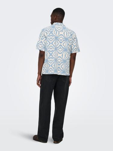 ONSCRUZ RLX SEERSUCKER RESO. SS SHIRT VD
