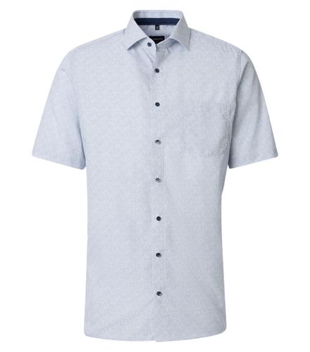 Businesshemd Kurzarm 44 Comfort Fit - Blau