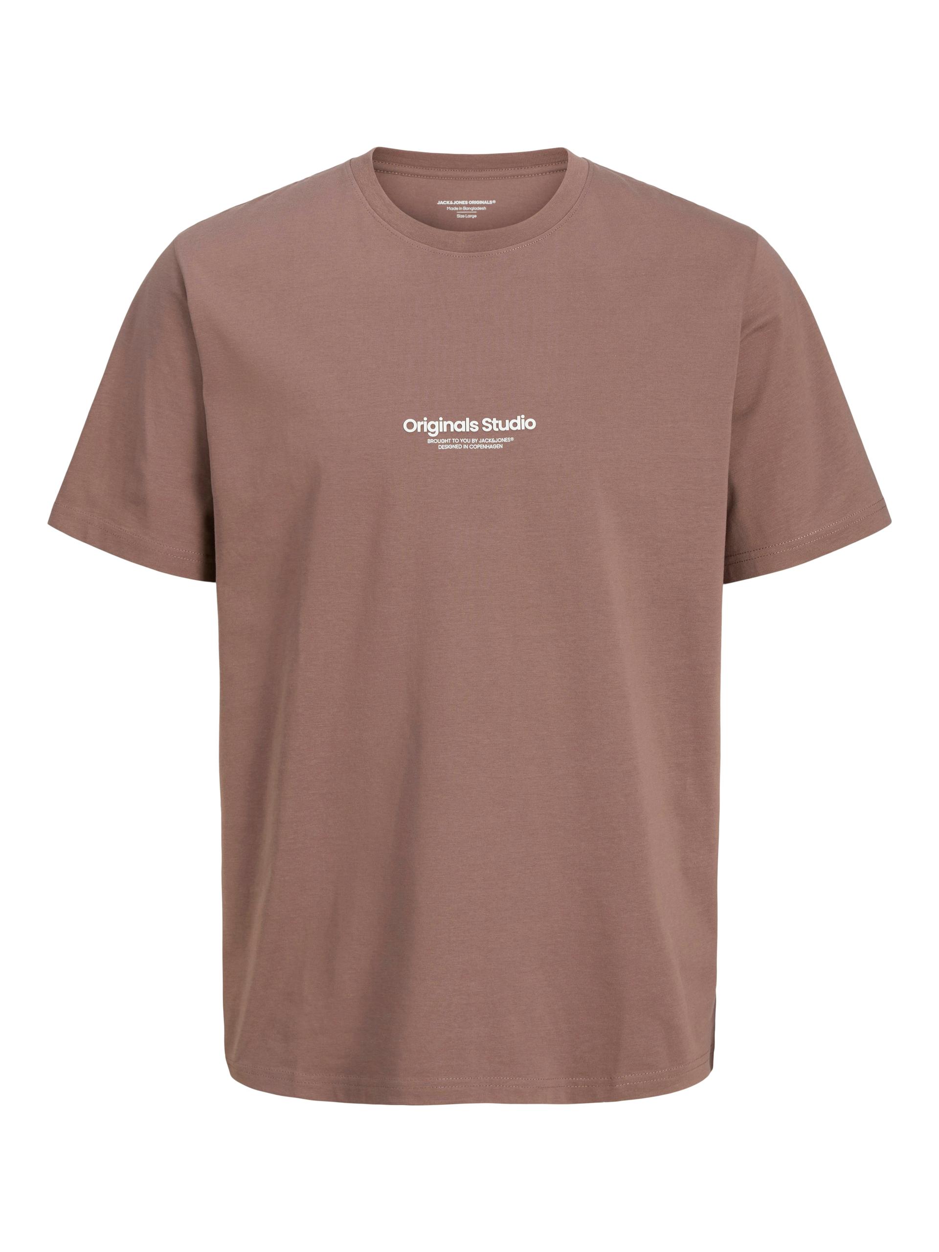JORVESTERBRO TEE SS CREW NECK NOOS PLS EU2XL US1L Locker geschnitten - Deep Taupe
