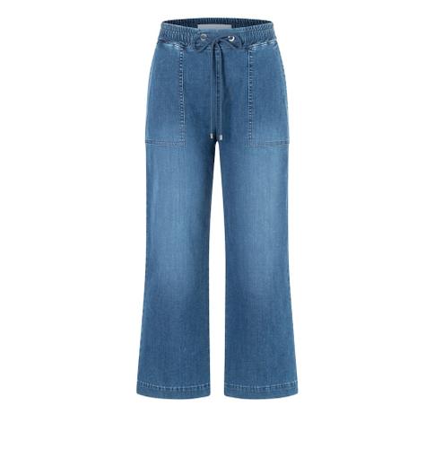 MAC JEANS - CULOTTE, Super soft summer denim Blau 40/OL