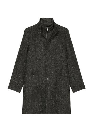 Wollmantel regular Grau 52
