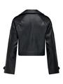 ONLAMIA FAUX LEATHER JACKET CC OTW XL - Black