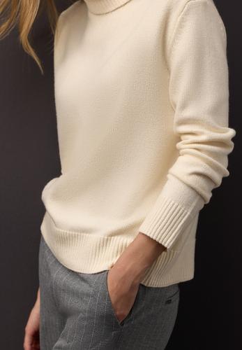 Softer Rollkragenpullover 36 - Soft Beige
