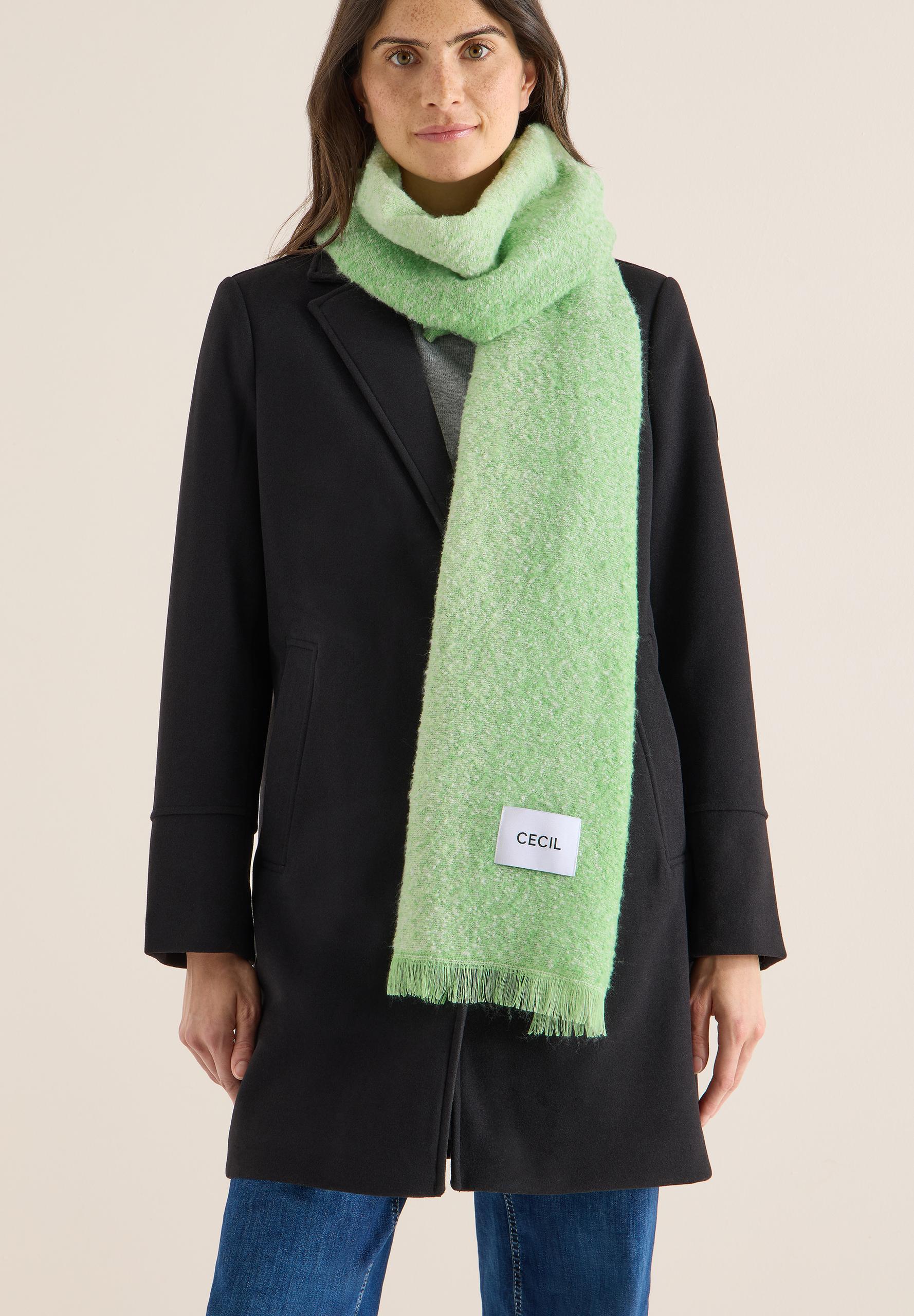 Jacquard Schal One size - Dark Bamboo Green