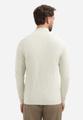 Cardigan Full Zip Tuck Stitch M Regular Fit - Chalk