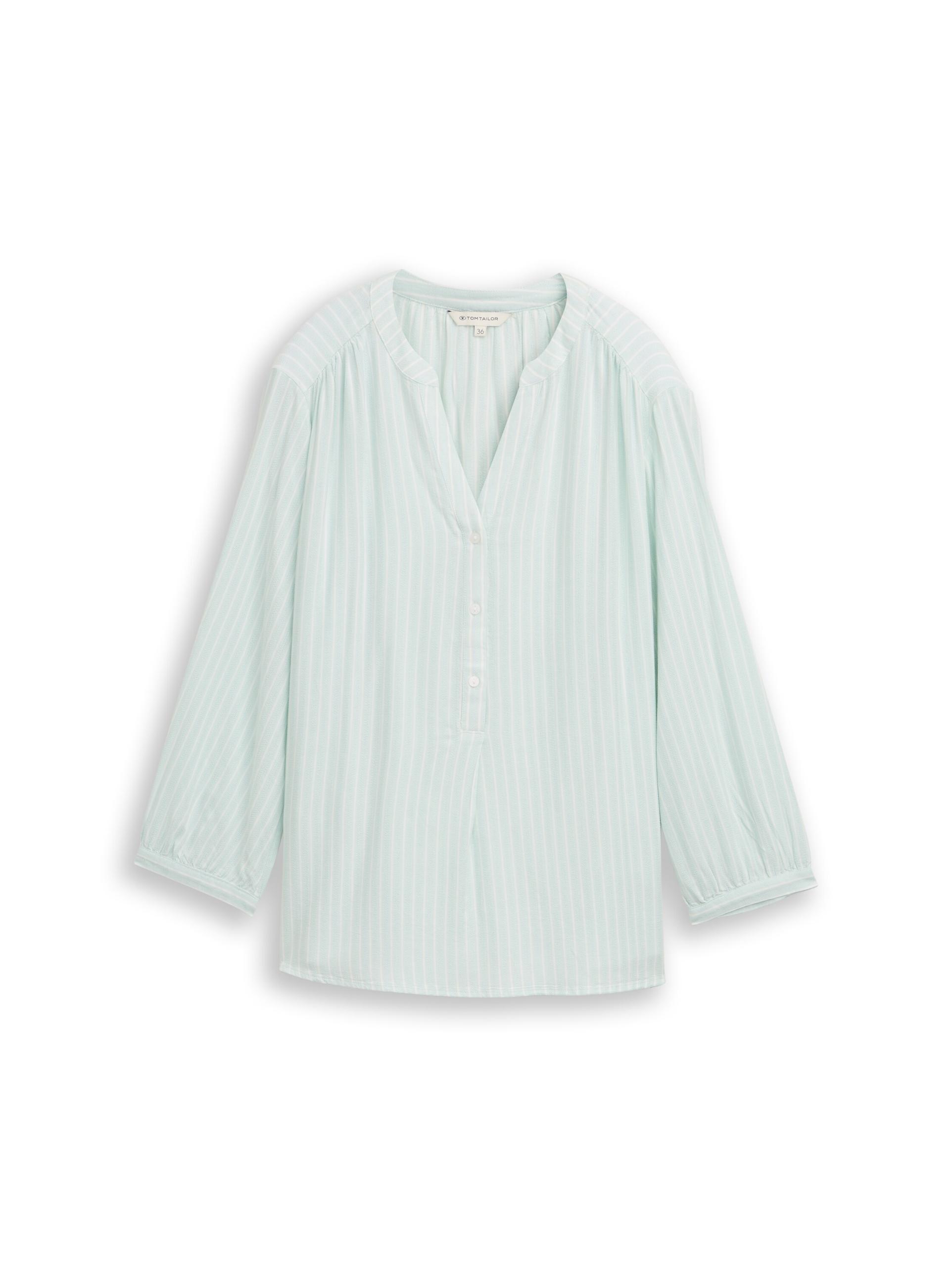 Bluse mit Streifenmuster 38 - Blue Haze White Stripe