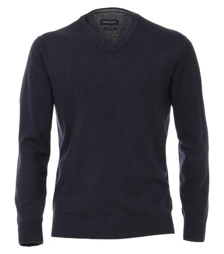 Pullover mit V-Ausschnitt uni 004430