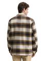 Overshirt mit Karomuster XXL Regular Fit - Brown Blue Check