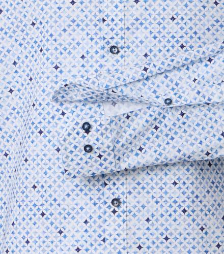 Businesshemd 43 Body Fit - Blau