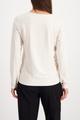 Langarmshirt mit Fellapplikationen 46 - Almond