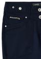 Mid Waist Casual Fit Hose mit Turn Up 28/3/4 Hosen - Universal Blue