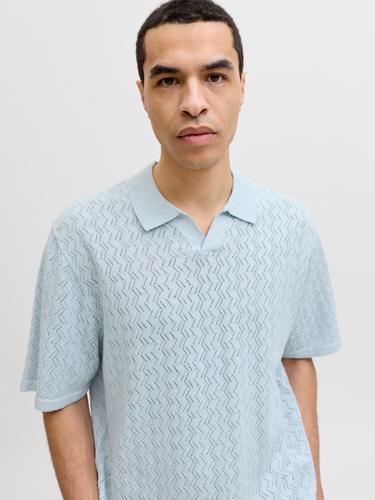 JORTYLER KNIT SS SPLIT NECK POLO SN