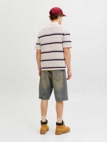 JORMAINE KNIT STRIPE POLO SN