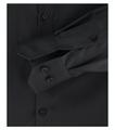 Popeline Hemd unifarben extra langer Arm 72cm 001482 41 VM-72 - Schwarz