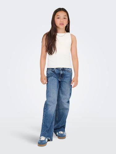 KOGJUICY WIDE DES DNM JEANS AZG760 146 Weiter Beinschnitt - Medium Blue Denim