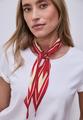 Nickituch in Diamantform mit Wording One size - Salsa Red