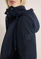 Mantel mit Strukturmix XL - Dark Navy Blue