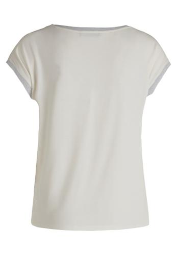 Blusenshirt 44 Lässig - Patch Cream/beige