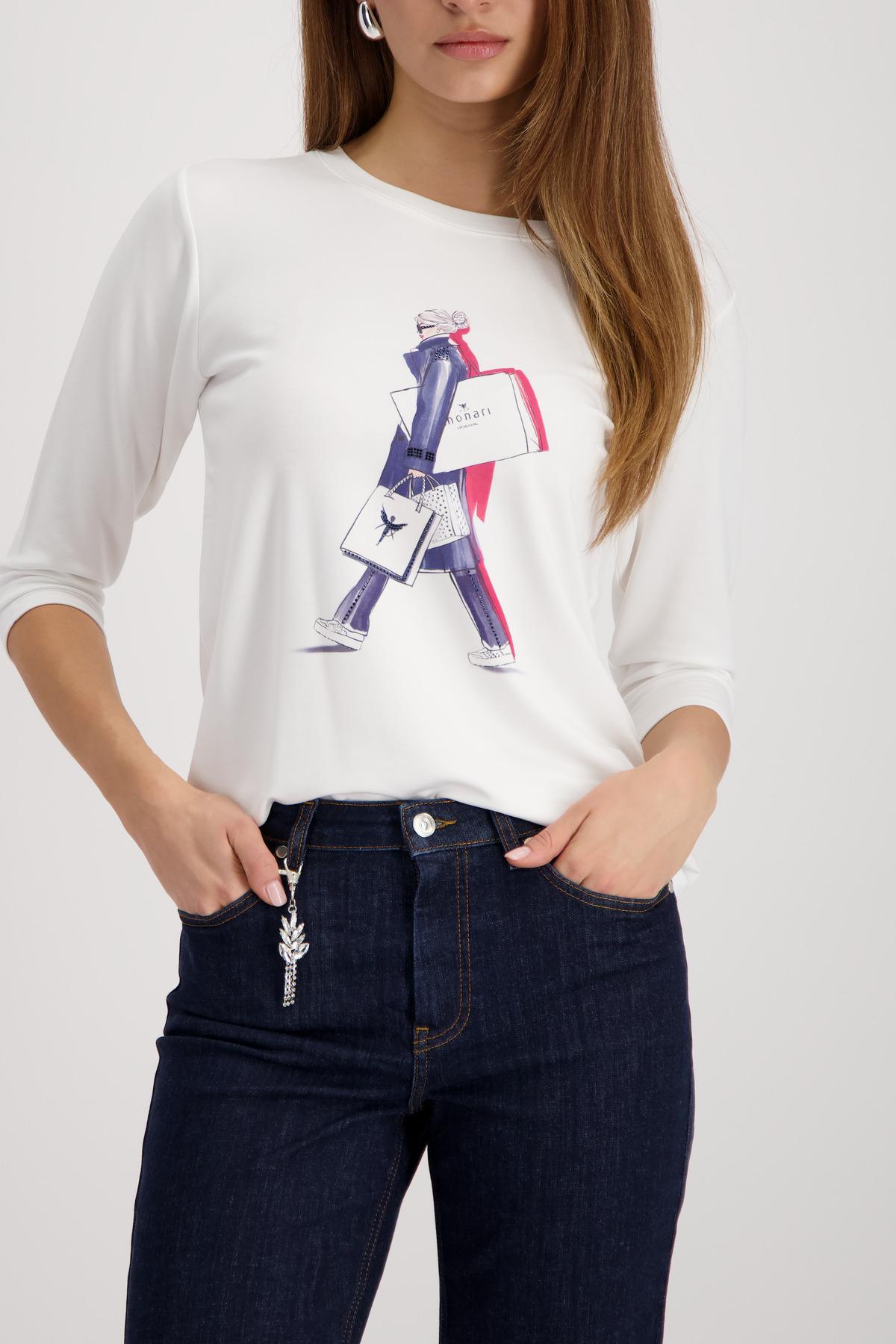 Shirt mit Print 42 - Off-white