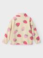 NMFMEEKO FLEECE JACKET BERRY 128 - Fog
