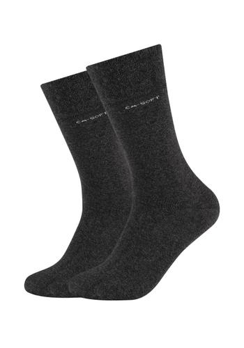 Unisex Basic ca-soft Socks 2p - Grau / 47/49