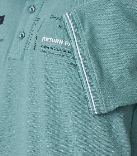 Polo-Shirt M Basic Circular Knit - Türkis