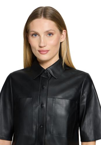 Kunstleder-Jacke