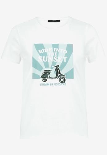 Baumwoll-T-Shirt mit Print