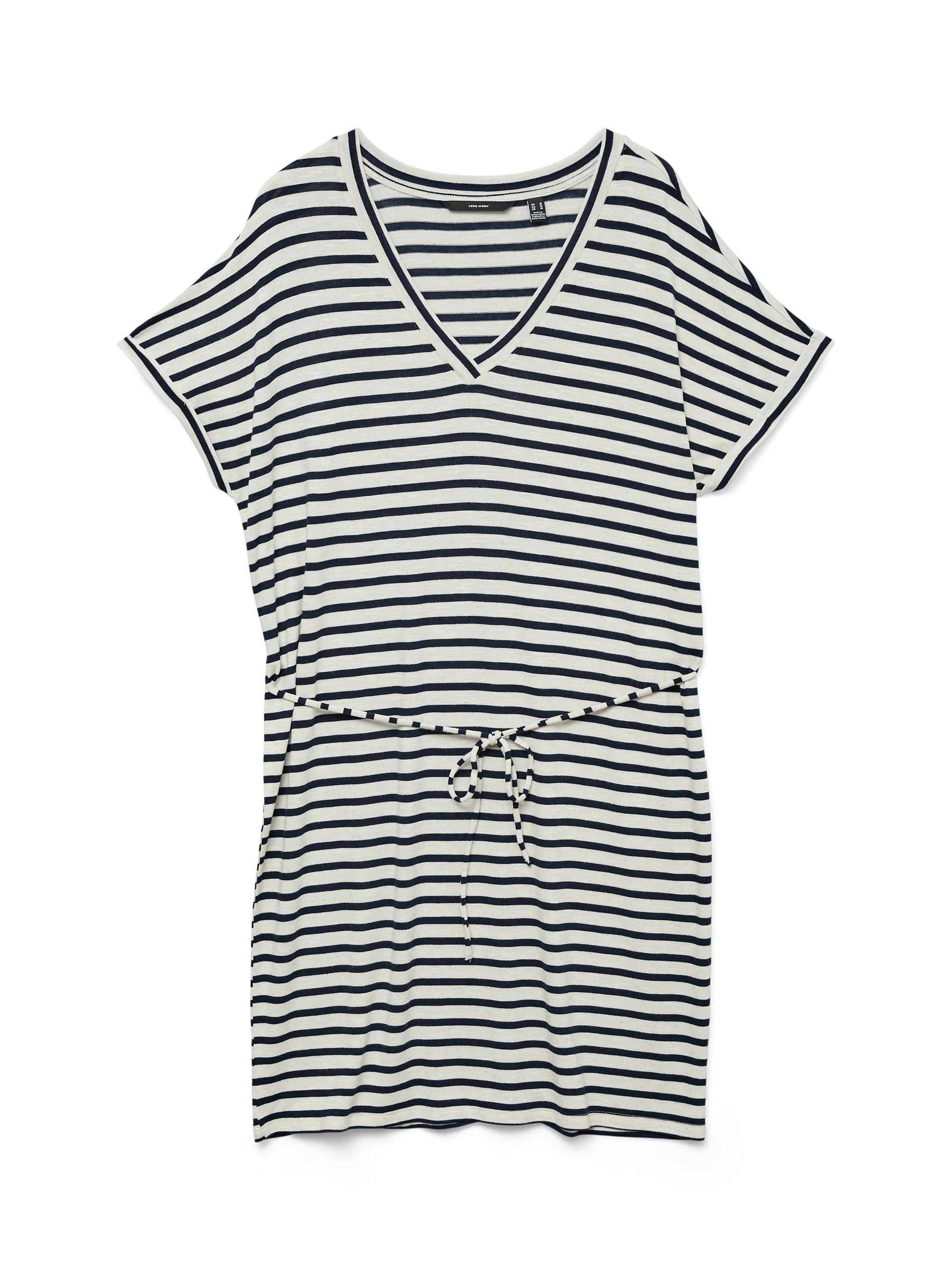 VMHOLLY SS SHORT DRESS JRS XS Normal geschnitten - Silver Lining