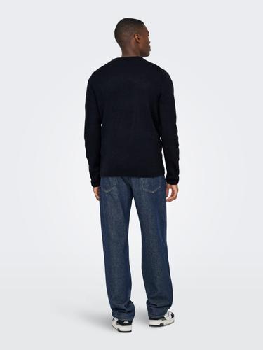 ONSXMAS REG 5 TEDDY CREW KNIT