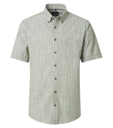 Freizeithemd Kurzarm XXL Casual Fit - Grün