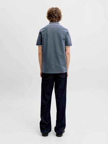 JJEPAULOS POLO SS NOOS S Slim Fit - Blue Mirage