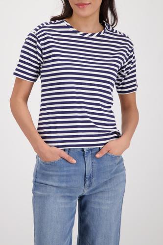 T-Shirt mit Streifen 40 - Marine Ringel
