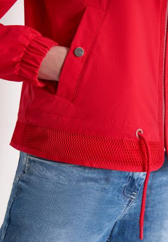 Blouson mit Tunnelzug und Mesh-Details XXL - Glazed Apple Red