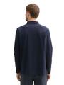 Longsleeve Piqué Poloshirt M Regular Fit - Sky Captain Blue