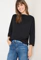 Batwing Shirt mit Tape S - Black