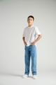 OSJFADE LOOSE LB 2872 PIM DNM NOOS 146 Locker geschnitten - Light Blue Denim