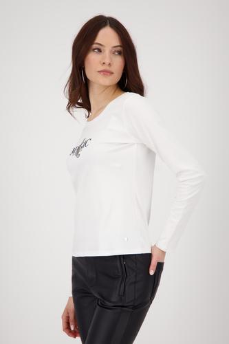 Langarmshirt mit Leopardenmuster 38 - Off-white
