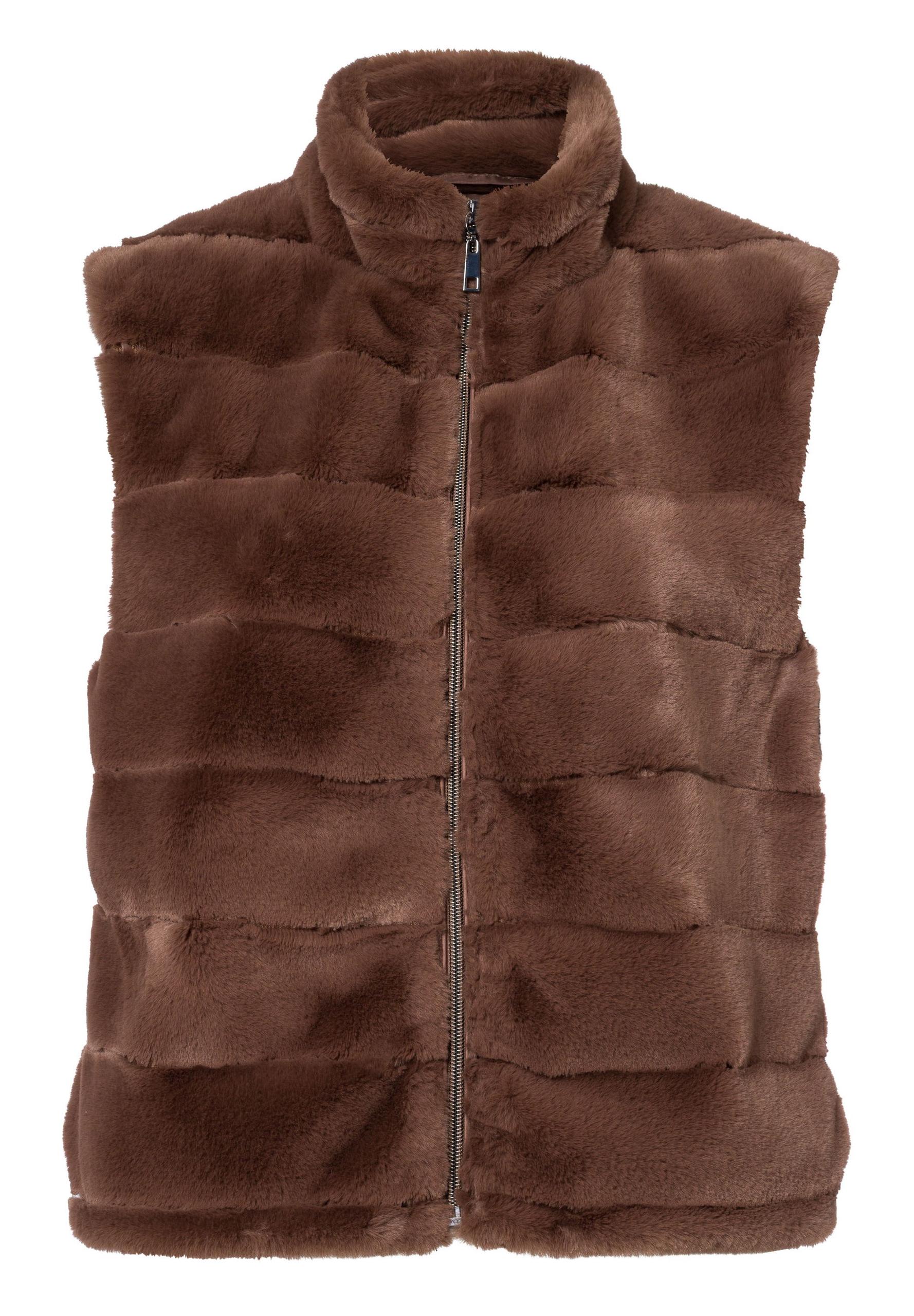 Fellweste NOS mit Stil 50 - Marone