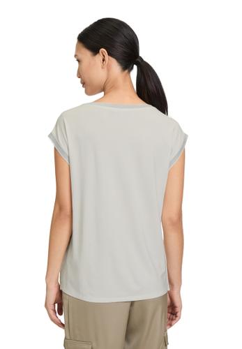 Blusenshirt 44 Lässig - Patch Cream/beige