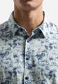Shirt Allover Printed Yarn Dyed Dobby XL Regular Fit - Blue