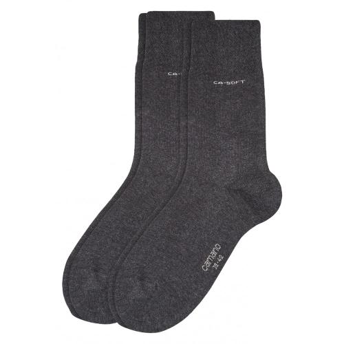 Unisex Basic ca-soft Socks 2p - Grau / 47/49