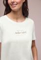 T-Shirt mit Rundhals und Wording