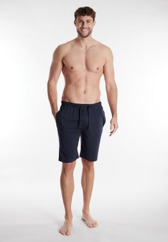 TOM TAILOR Herren Kurze-Hose uni 1er Pack 48 - Blau-dunkel-uni