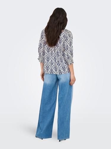 ONLRAYA 3/4 SHIRT WVN NOOS S Normal geschnitten - Night Sky