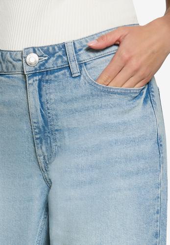 Barrel-Jeans Mid Waist 29 Inch 40 - Light Blue Denim